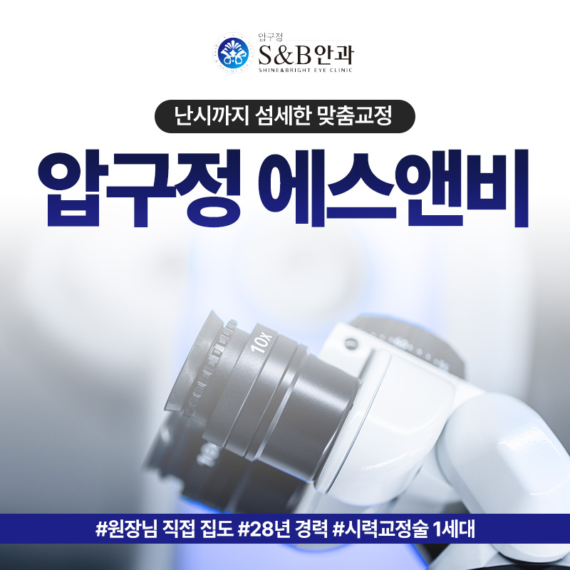 라섹 정밀 레이저 장비와 에스앤비안과 안내
